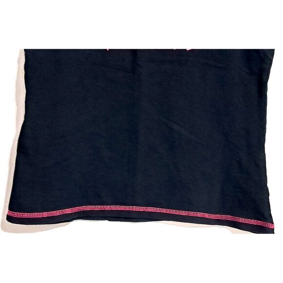 Y2K Baby T Single & Fabulous Black Tank Top By Dollhouse Medium - Picture 6 of 10